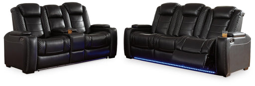 Party Time Midnight Party Time Sofa and Loveseat