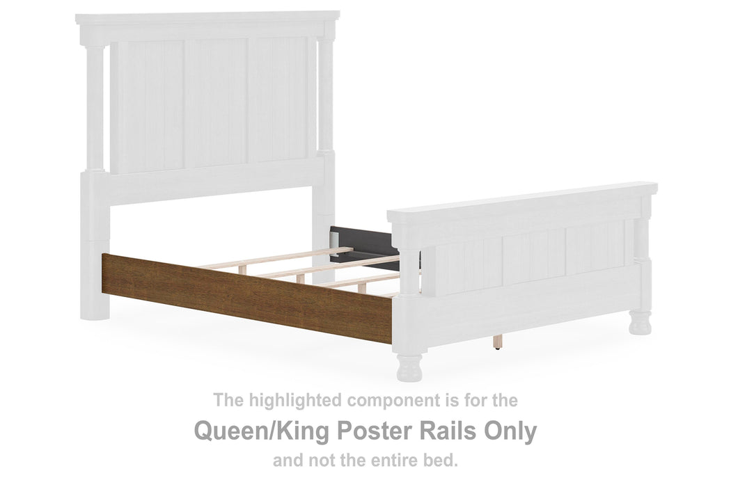 Chadworth Brown Queen/King Poster Rails