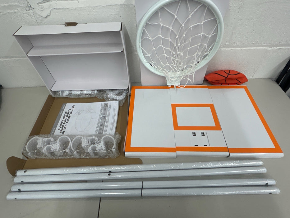 Summer Waves Basketball Set with Basketball Hoop for Frame Pools - new