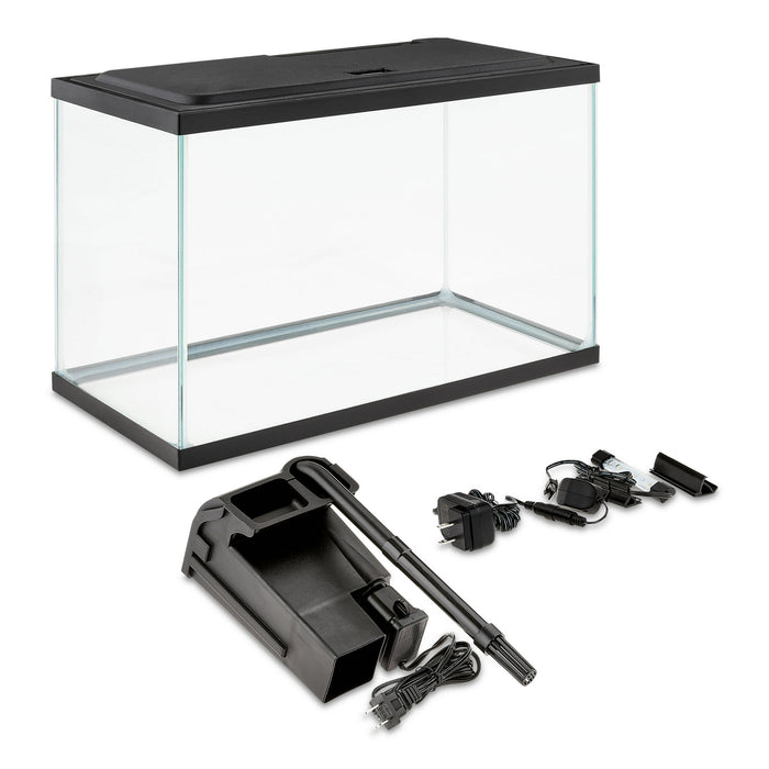 Vibrant Life 5 Gallon Aquarium Starter Kit with Blue & White LED Lights - new