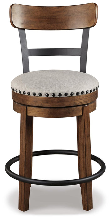 Valebeck Brown Valebeck Counter Height Bar Stool