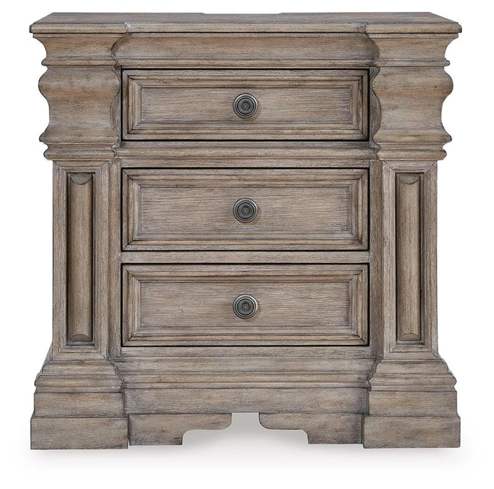 Blairhurst Light Grayish Brown Three Drawer Night Stand