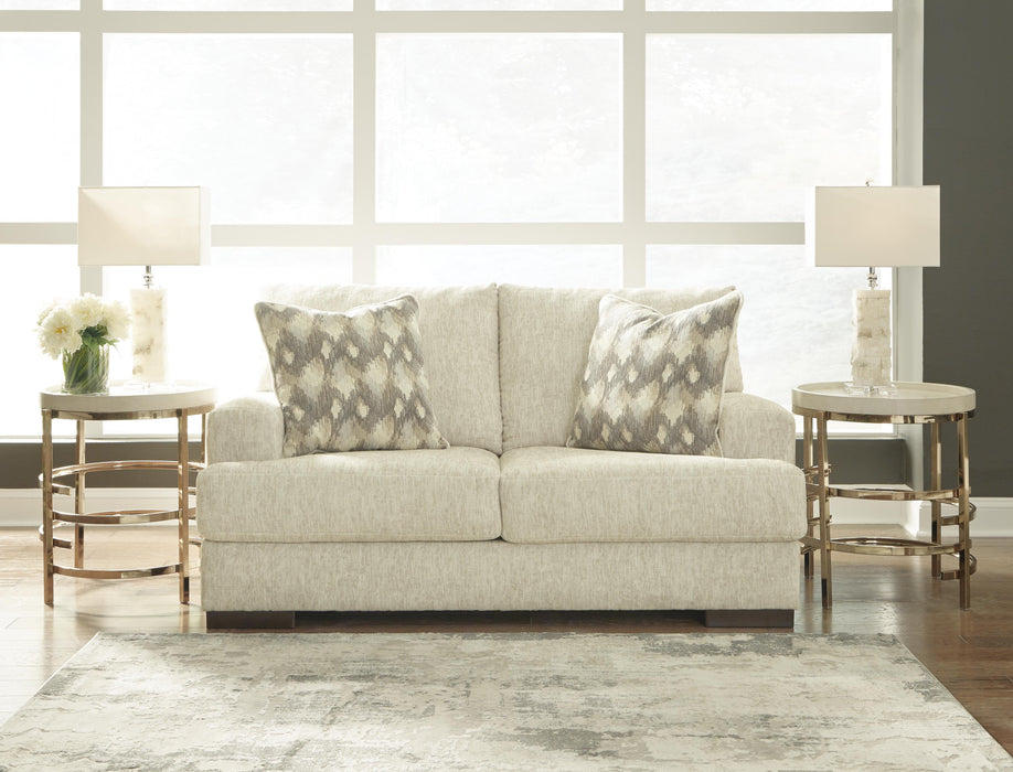 Caretti Parchment Loveseat