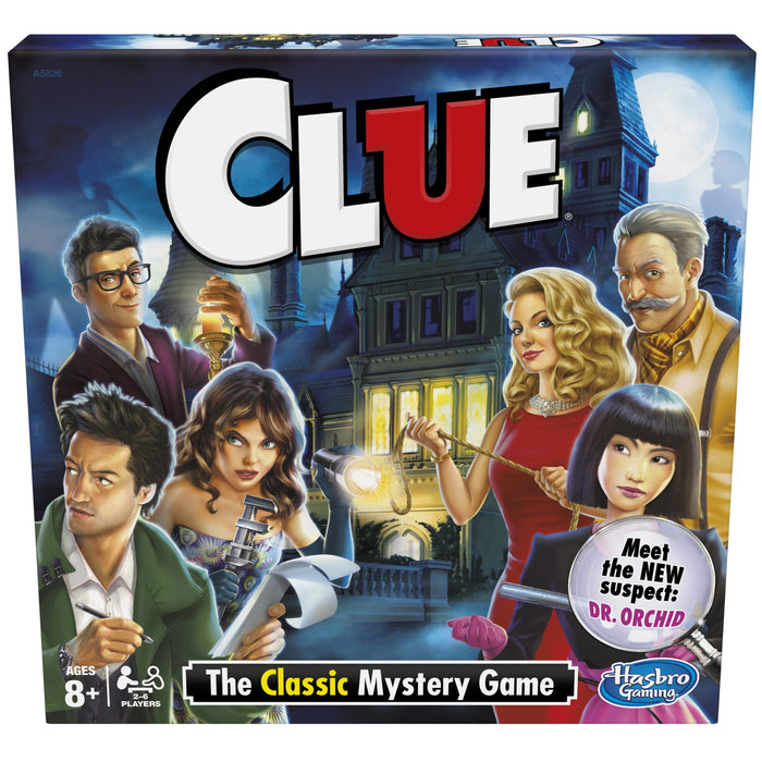 Clue Board Game, Mystery Game for Kids Ages 8 and Up, Family Games for 2-6 Players - new