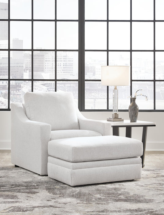 Maitelynn Chalk Maitelynn Chair and Ottoman
