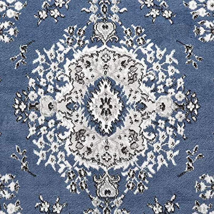 Home Dynamix Premium Sakarya Traditional Medallion Area Rug, Blue/Ivory, 21"x35" - new