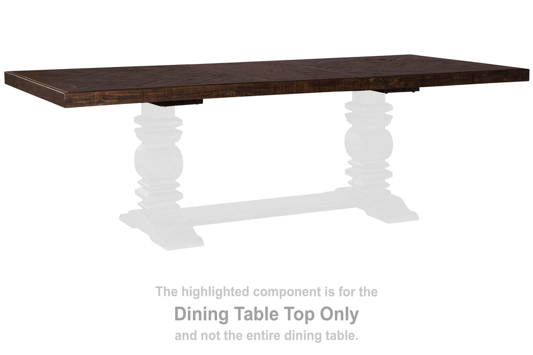 Hillcott Dark Brown Dining Collection