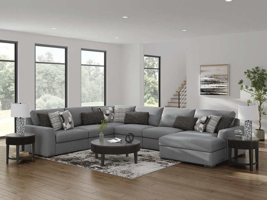 Bealton Salt and Pepper Bealton 6-Piece Sectional with Chaise
