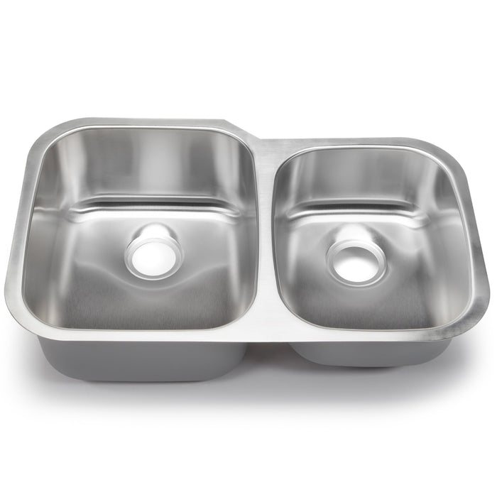 Hahn Chef Series SS004 32-Inch Undermount 60/40 Double Bowl - new
