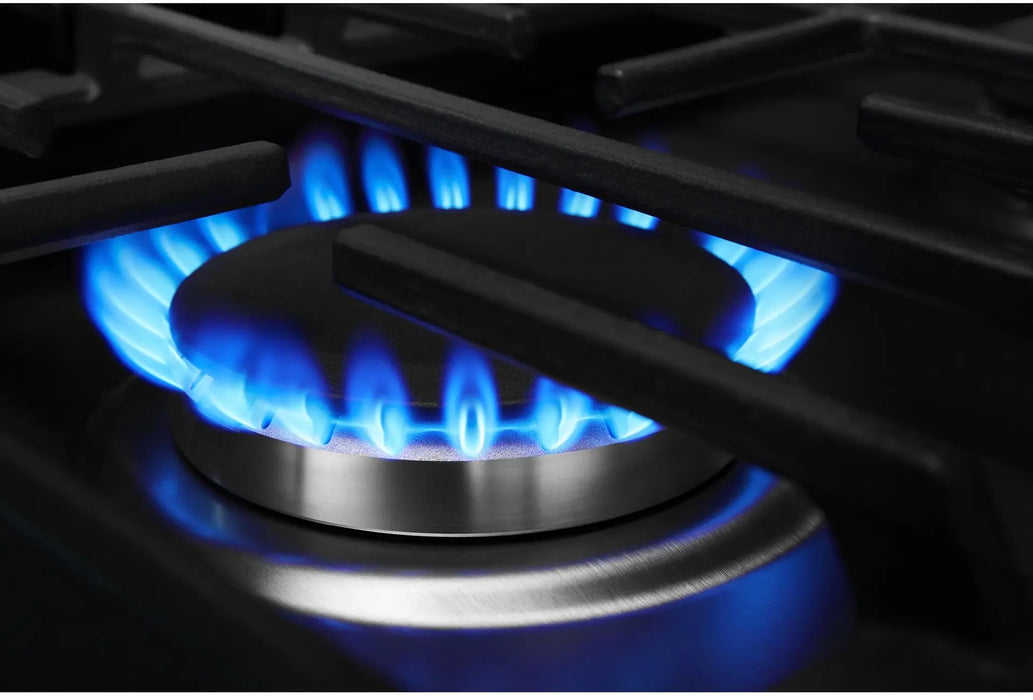 JennAir  30 Inch Slide-In Dual Fuel Range with 4 Sealed Burners, 6.2 cu. ft. Oven Capacity, Continuous Grates, Self-Clean Mode, Downdraft Ventilation, and True Convection: Stainless Steel - used_good
