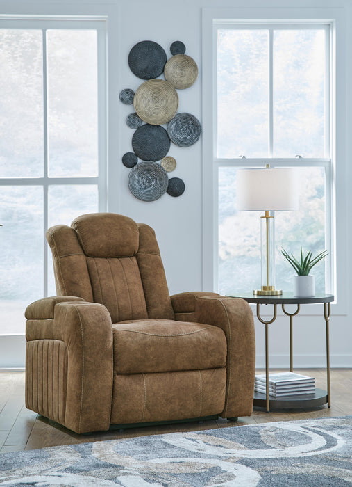 Wolfridge Brindle PWR Recliner/ADJ Headrest