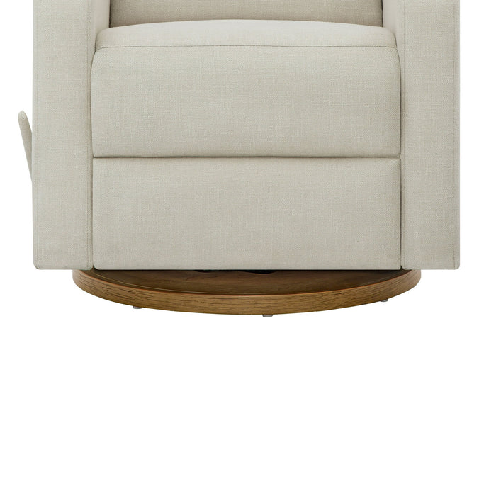 Better Homes & Gardens Modern Farmhouse Glider Recliner, Cream Linen - new