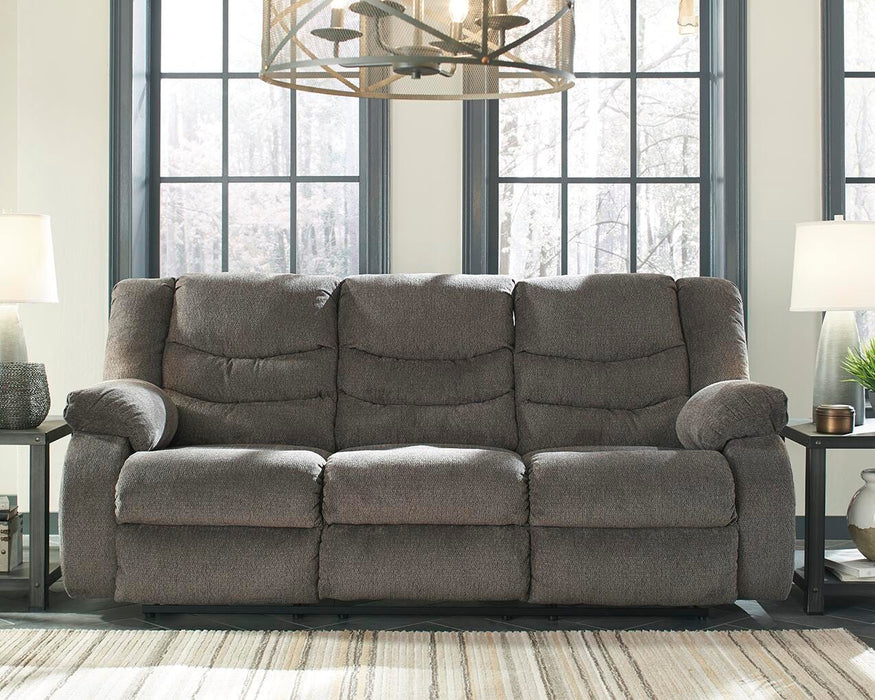 Tulen Gray Reclining Sofa