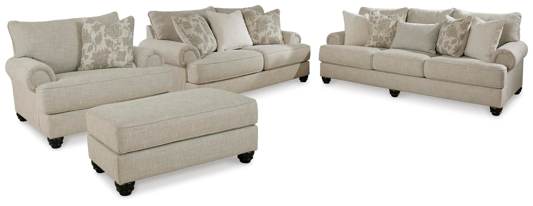 Asanti Fog Asanti Sofa, Loveseat, Chair and Ottoman - Brand New