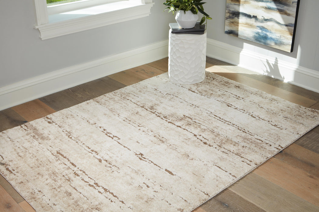 Kasney Cream/Brown Medium Rug