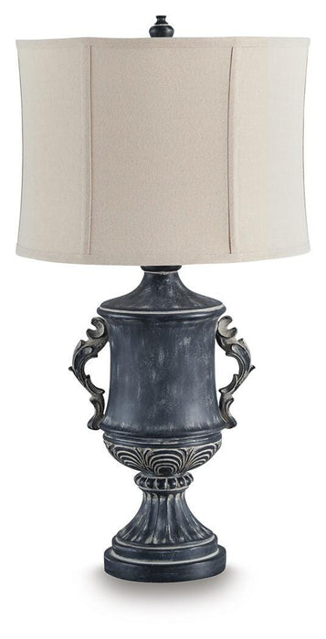 Morvanford Antique Black Poly Table Lamp (1/CN)