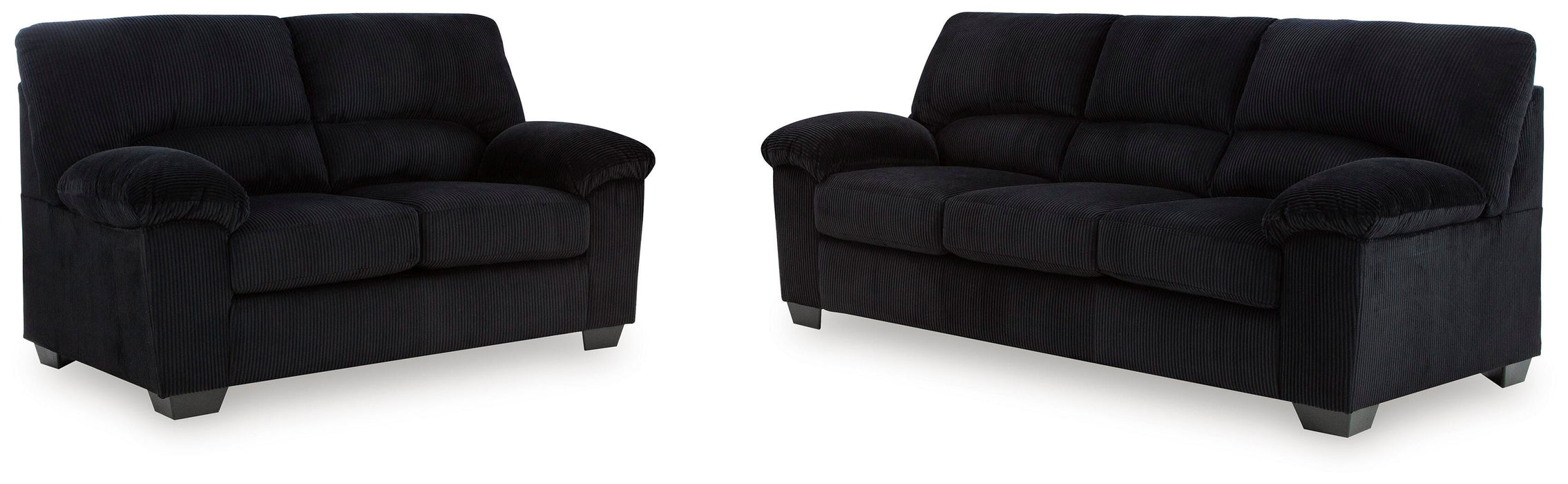 SimpleJoy Onyx SimpleJoy Sofa and Loveseat