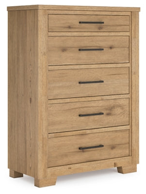 Galliden Light Brown Bedroom Furniture Pieces