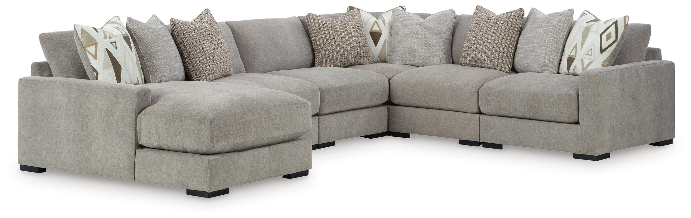 Aslan Court Flax Aslan Court 6-Piece Sectional with Chaise