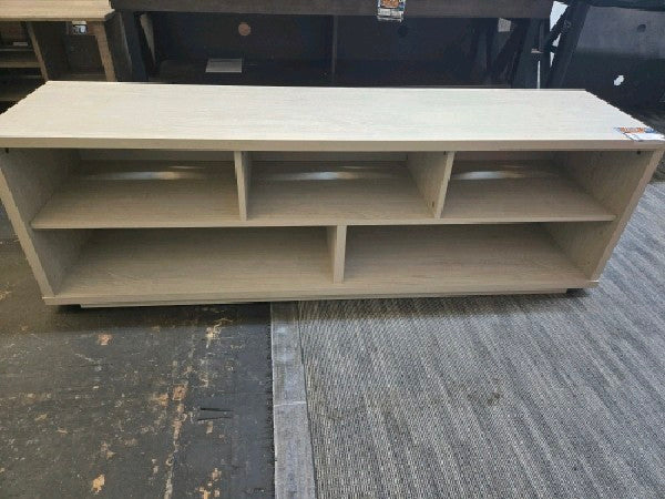 White TV stand 5 cmpartment - new