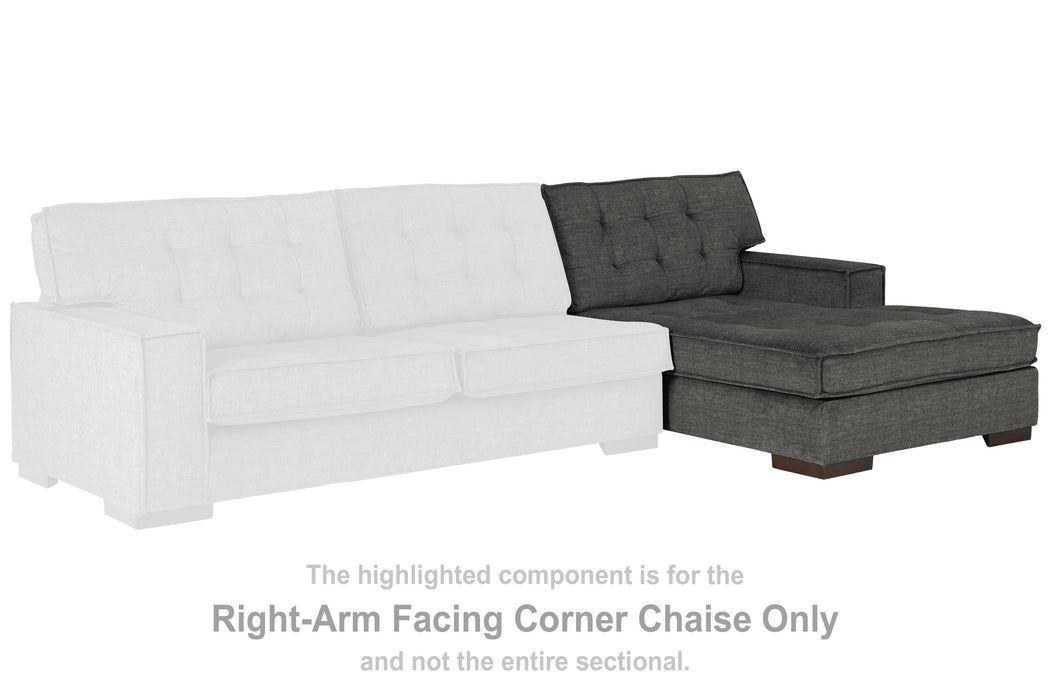 Coulee Point Charcoal Living Room Collection
