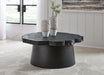 Wimbell Black Round Cocktail Table