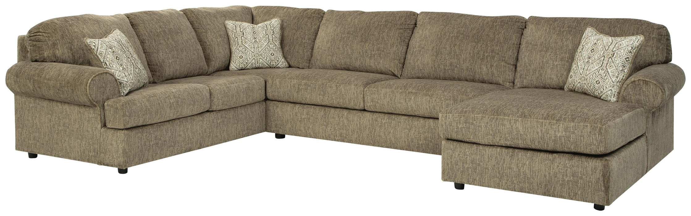 Hoylake Chocolate Hoylake 3-Piece Sectional with Chaise