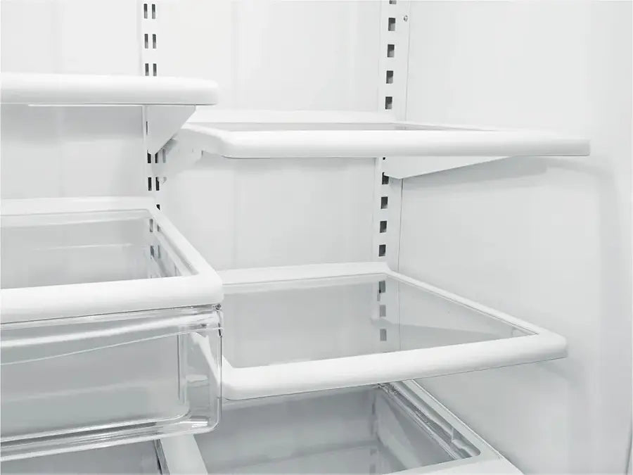 Whirlpool - 22 Cu. Ft. Bottom-Freezer Refrigerator with SpillGuard Glass Shelves - White - display_model