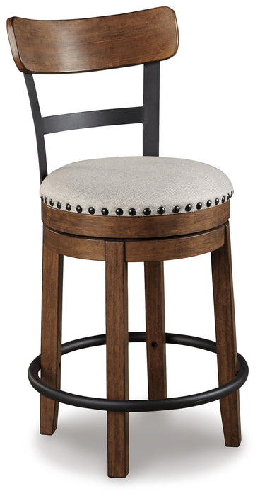 Valebeck Brown Valebeck Counter Height Bar Stool