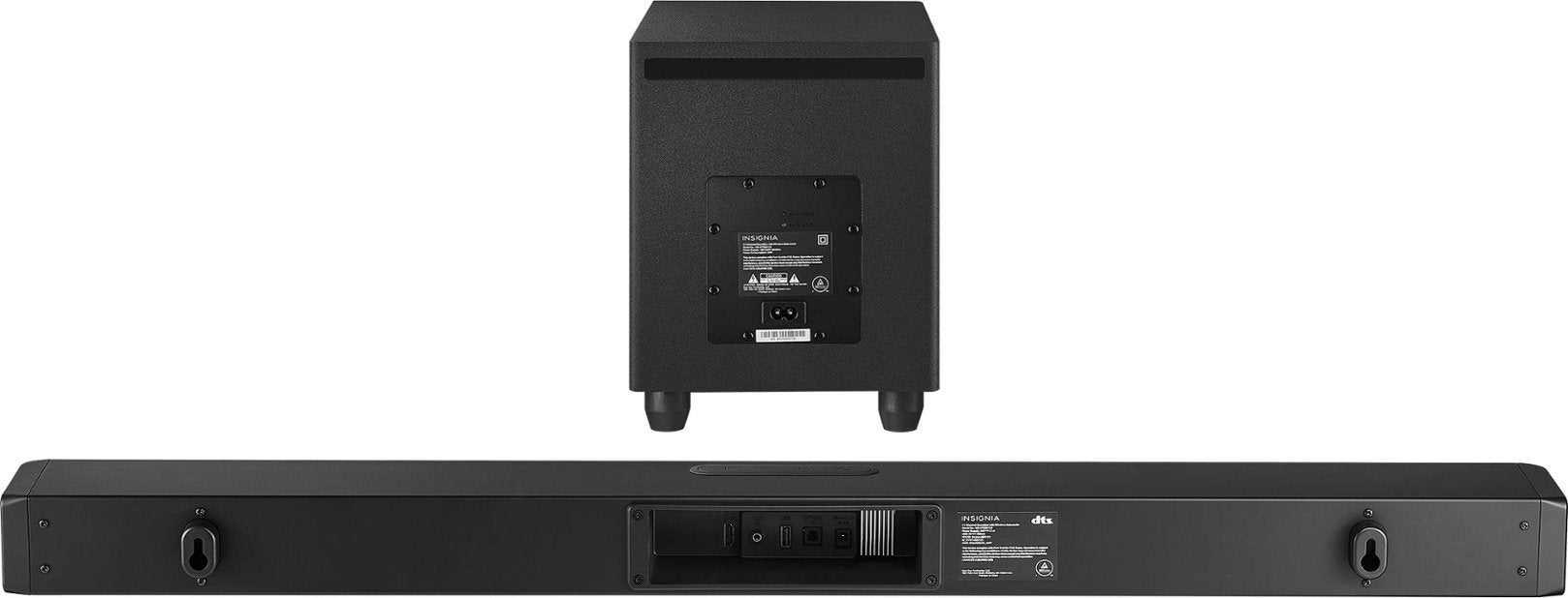 Insignia™ - 2.1-Channel Soundbar with Wireless Subwoofer - Black - new