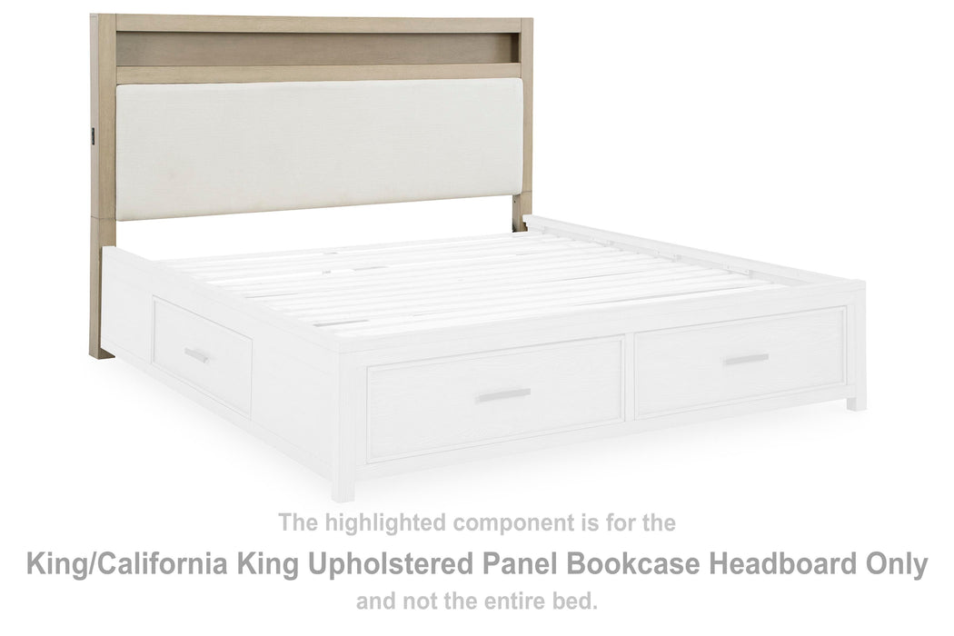 Calmoro Gray K/CK UPH Panel Bookcase HDBD