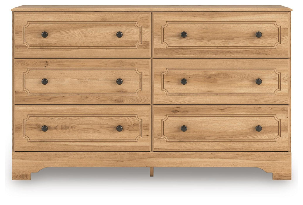 Galletyn Warm Brown Six Drawer Dresser