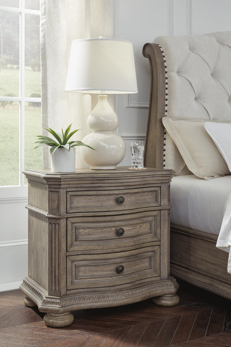 Ardenfield Light Brown Three Drawer Night Stand