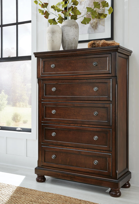 Porter Rustic Brown Chest
