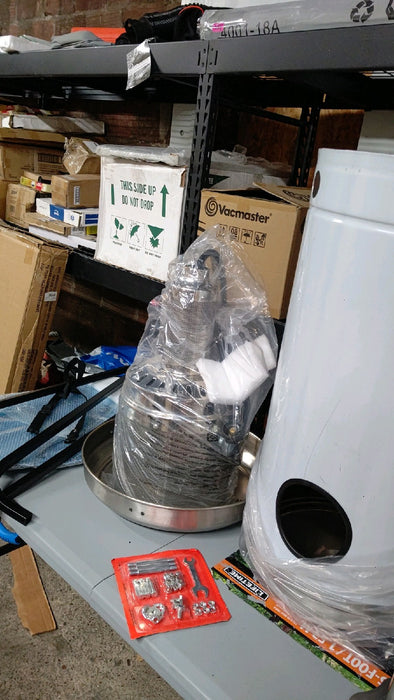 Hampton Bay 46000 BTU Stainless Steel Gas Patio Heater - open_box