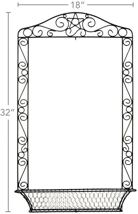 Yeegfey, Wrought Iron Calendar Frame - new
