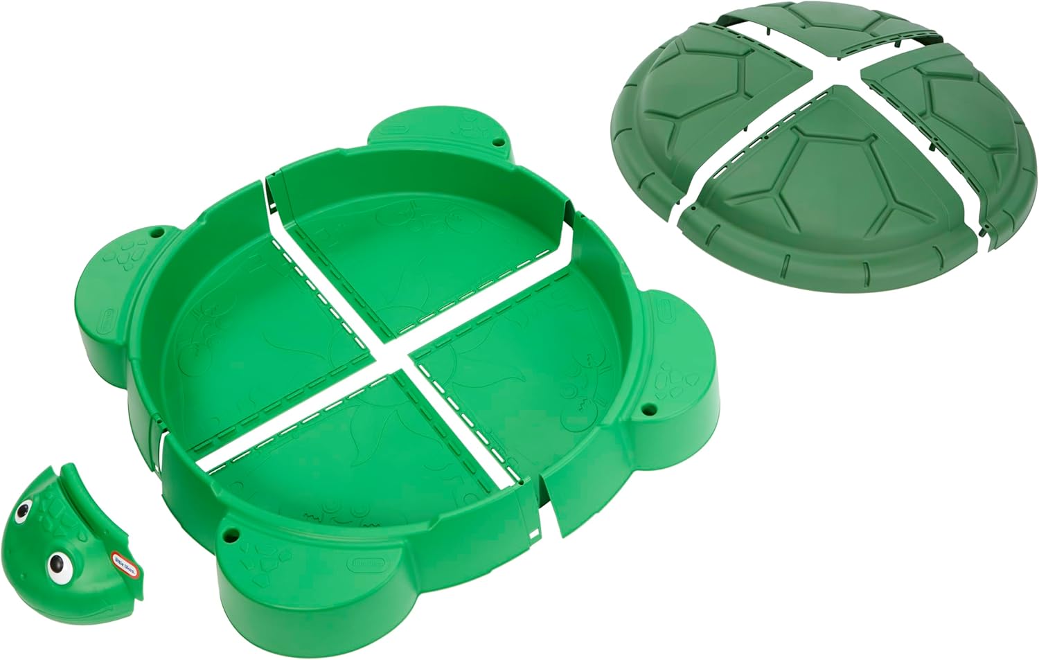 Little Tikes Turtle Sandbox, for Boys and Girls Ages 1-6 Years - open_box