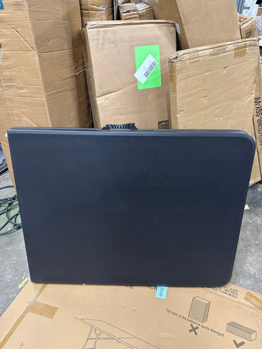 Best Choice Products 6ft Plastic Folding Table, Indoor Outdoor Heavy Duty Portable w/Handle, Lock for Picnic, Party, Camping - Black - new