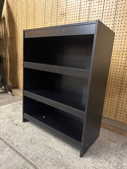 Mainstays 3-Shelf Framed Bookcase with Adjustable Shelves, Espresso - new