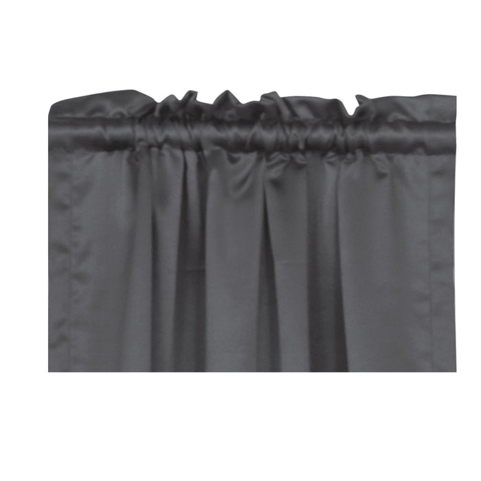 Mainstays Blackout Curtain Panels, Set of 2, Gray, 30" W x 63" L - new