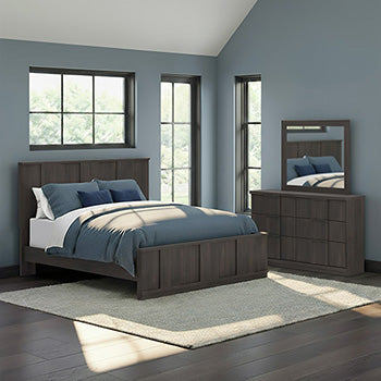 Jadiston Dark Brown Two Drawer Night Stand
