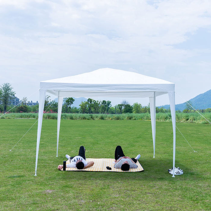 10 x 10 Canopy Party Tent Waterproof Outdoor Gazebo, Portable Shelter for Weddings, Events, Patio, and Commercial Use - open_box
