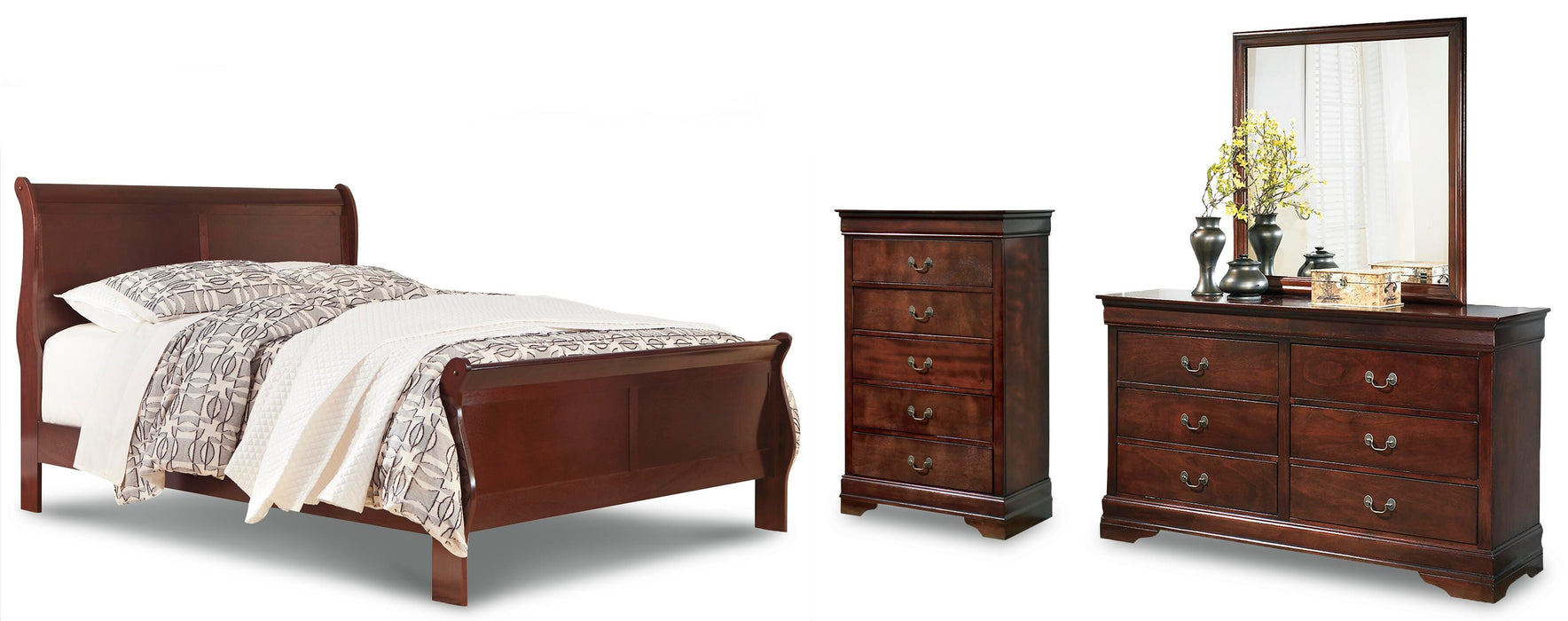 Alisdair Reddish Brown Bedroom Collection