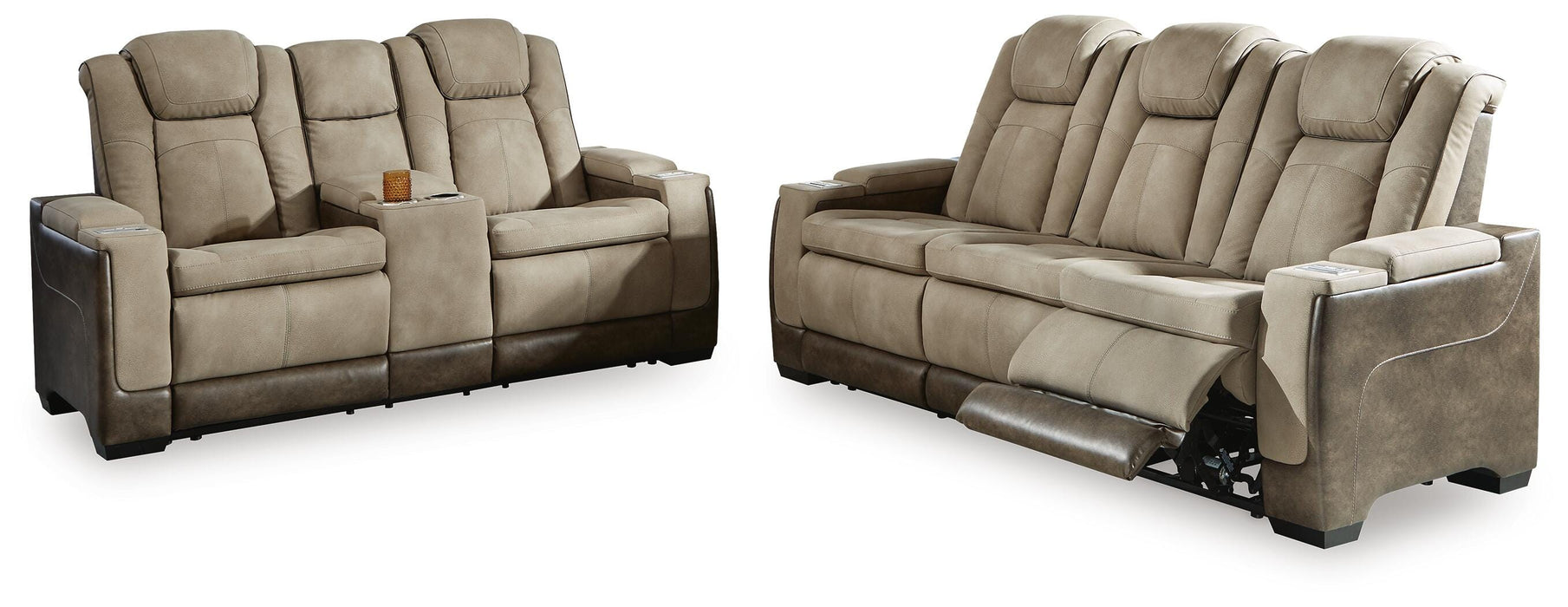 Next-Gen DuraPella Sand Next-Gen DuraPella Sofa and Loveseat