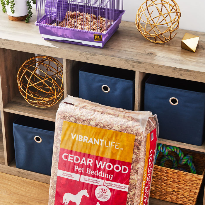 Vibrant Life Cedar Wood Pet Bedding, 141 L Bag - new
