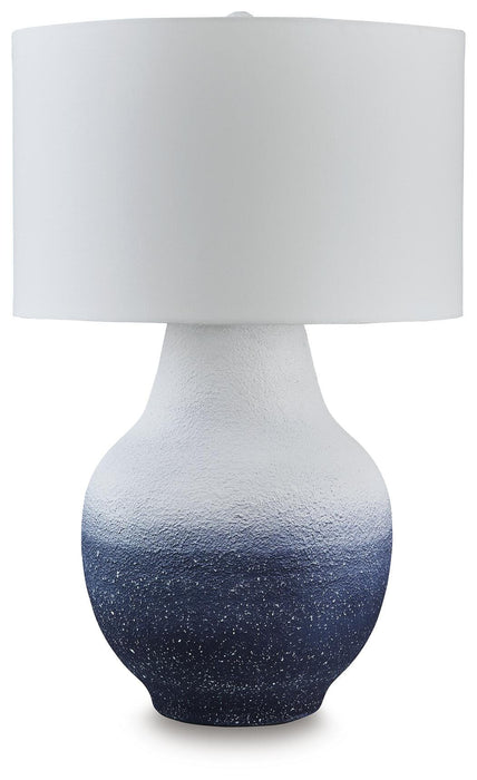 Dashland White/Navy Metal Table Lamp (1/CN)
