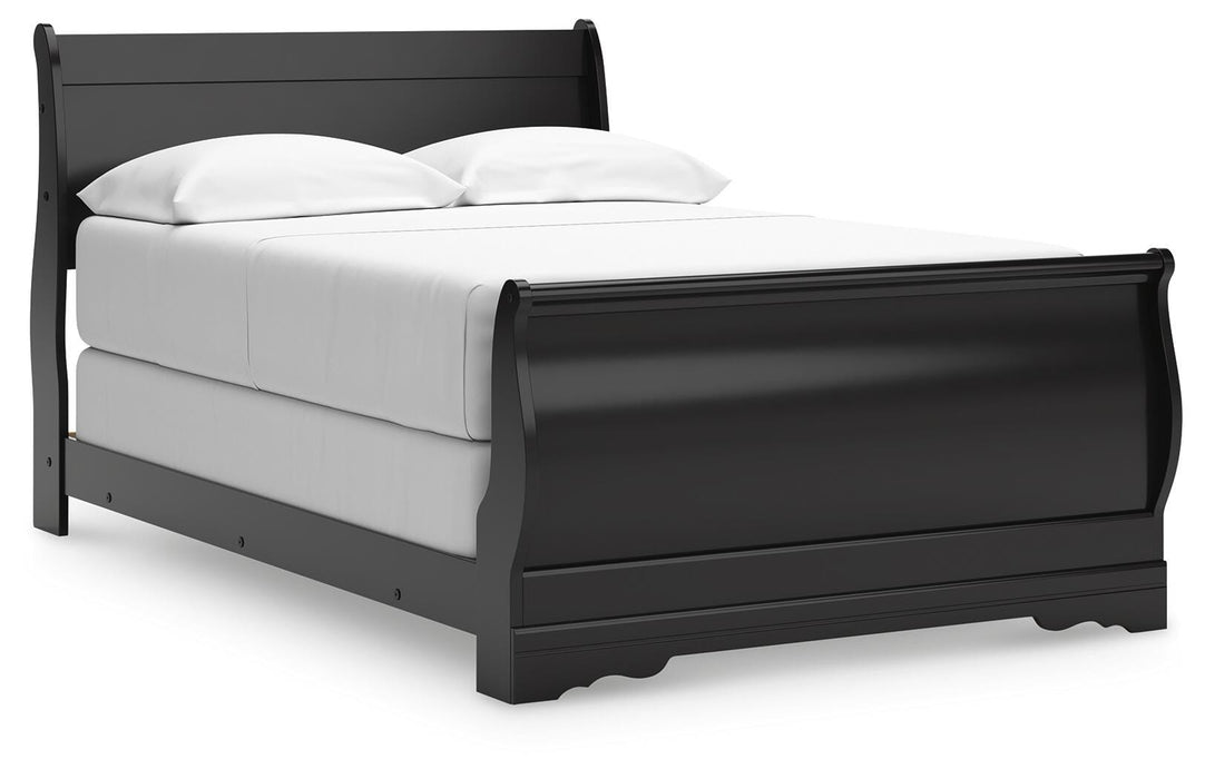 Huey Vineyard Black Huey Vineyard Full Sleigh Bed