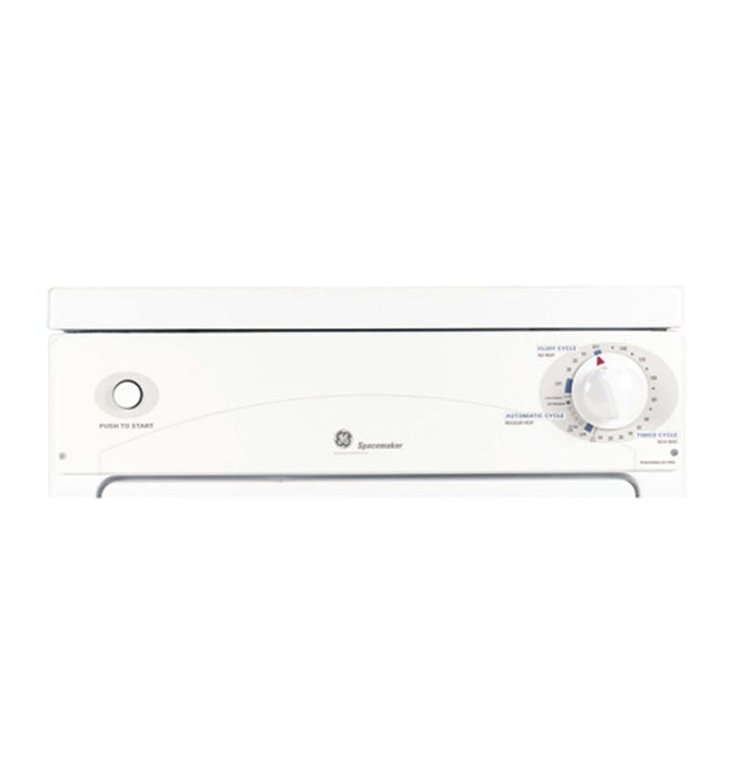GE DSKP333ECWW Spacemaker 24" Portable Electric Dryer with 3.6 Cubic. Ft. Capacity - display_model