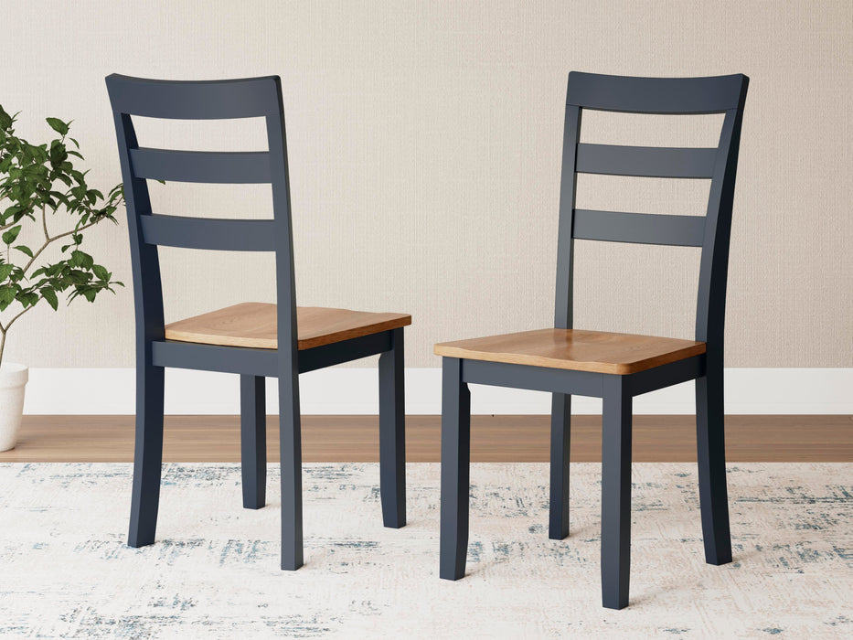 Gesthaven Natural/Blue Gesthaven Dining Chair