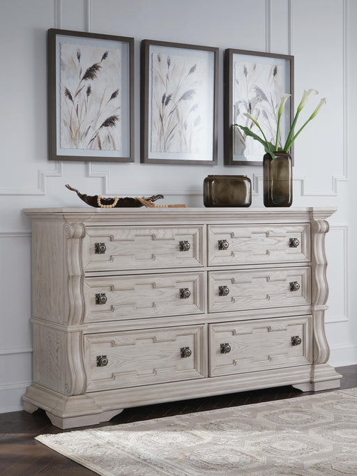 Andonhall Antique White Dresser